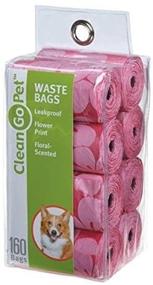 img 4 attached to 🌸 Freshen Up Your Pet's Cleanup Routine with Clean Go Pet 8-Pack Scented Flower Waste Bags!