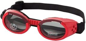 img 1 attached to 🐶 Doggles Dog Goggles ILS LARGE RED SHINY – Superior Eye Protection for Large Dogs in Vibrant Red