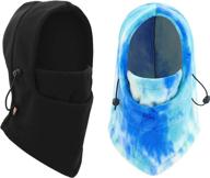 ❄️ warm and windproof fleece balaclava ski mask neck mask for winter sports - unisex logo