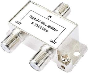 img 1 attached to Digital Coaxial 2 Way Cable Splitter