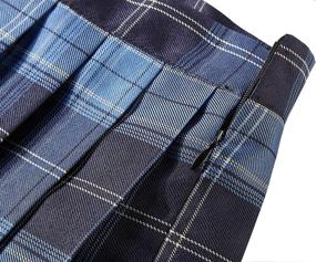 img 2 attached to 👗 Classy and Chic: Urban CoCo Women's Plaid Pleated Mini Skirt - Perfect for Uniforms