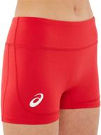 asics volleyball short steel x small sports & fitness логотип