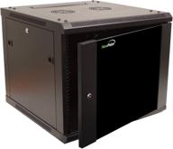 🔒 enhance your it infrastructure with the navepoint 9u wall mount network server cabinet: secure rack enclosure with glass door and lock логотип