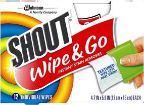 img 4 attached to 🧺 Shout Wipe and Go Instant Stain Remover (72 Wipes), On-the-Go Laundry Stain Remover, Pack of 6