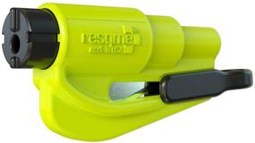 img 1 attached to 🚗 resqme Family Pack of 3, The Original Emergency Keychain Car Escape Tool, Seatbelt Cutter and Window Breaker, Made in USA, in Pink, Orange, and Safety Yellow