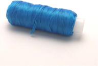 🧵 tandy leather flat artificial sinew 20 yds (18.3 m) - blue 3609-08: high-quality crafters' thread for superior leatherwork logo