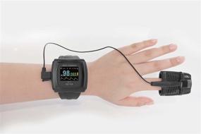 img 3 attached to 🔗 50F Plus Bluetooth Wrist Pulse Oximeter Heart Rate Monitor with Innovo SnugFit Probe - Mac Incompatible, Charging Not Included