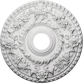 img 4 attached to 🏰 Ekena Millwork CM18ROBBS Ceiling Medallion: Elevate Your Décor with Timeless Elegance