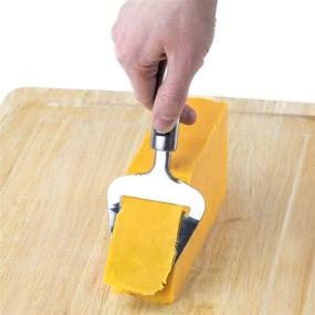 img 2 attached to 🧀 Kÿchen Stainless Steel Cheese Slicer - Cutter & Shaver for Soft, Semi-Hard, and Hard Cheeses