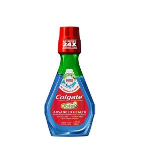 img 2 attached to 🦷 Experience the Ultimate Oral Care: Colgate Total Advanced Health Antiplaque Antiqingivitis Mouthwash, Fresh Mint - 13.5 Fl Oz