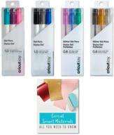 🌈 cricut joy gel pen bundle: assorted smooth and glitter colors for vibrant crafting logo