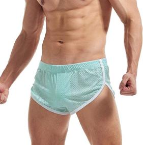 img 3 attached to 🩳 AIMPACT Men's Underpants Pajama Bottoms Shorts: Comfortable Sleepwear for Men's Clothing and Lounge