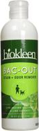 biokleen bac-out stain+odor remover: powerful 16 oz solution logo