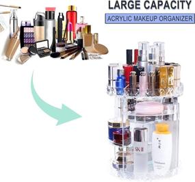 img 1 attached to Cosmetic Organizer 360 Degree Adjustable Multi Function