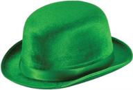 green vel felt fedora party accessory logo