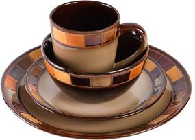 img 2 attached to 🍽️ Gibson Estebana 16 Piece Dinnerware Service: Elevate Your Dining Experience