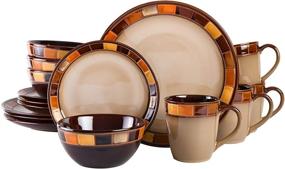 img 4 attached to 🍽️ Gibson Estebana 16 Piece Dinnerware Service: Elevate Your Dining Experience