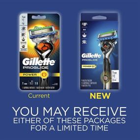 img 3 attached to 🪒 Gillette ProGlide Power Razors for Men: Ultimate Shaving Experience with 1 Razor, 1 Blade Refill & 1 Battery