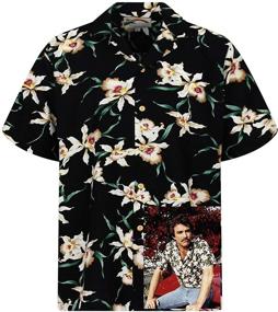 img 4 attached to 🌺 Authentic Hawaiian Shirt by Magnum Selleck: Premium Men's Clothing for Stylish Shirts