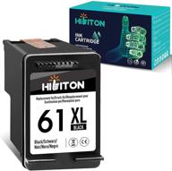 🖨️ hibiton remanufactured hp 61xl ink cartridge replacement work with envy 4500 5530 4502 4501 officejet 4630 4635 2620 deskjet 2540 3050 2050 1000 1010 1510 3510 1512 printer - black (1 pack) logo