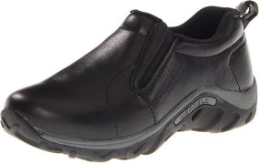 img 4 attached to Merrell Jungle Moc Leather Shoes for Kids - Toddler, Little Kid, Big Kid Sizes