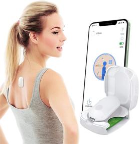 img 4 attached to Revolutionary Bestand Posture Corrector: Intelligent, Strapless, and Vibrate Reminder - Track and Train Posture with Exclusive APP