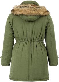 img 3 attached to Hanna Nikole Winter Thicken Outwear Women's Clothing for Coats, Jackets & Vests