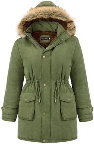 img 4 attached to Hanna Nikole Winter Thicken Outwear Women's Clothing for Coats, Jackets & Vests