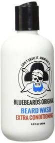 img 1 attached to 💧 Hydrate and Nourish Your Beard with Bluebeards Original Beard Wash: 8.5 oz Extra Conditioning Formula