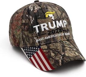 img 2 attached to 🧢 Donald Trump 2024 MAGA Adjustable Baseball Cap - Show Support for Trump & Make America Great Again!