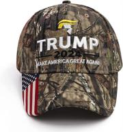 🧢 donald trump 2024 maga adjustable baseball cap - show support for trump & make america great again! logo