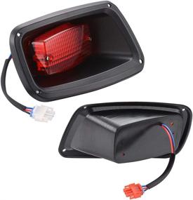 img 2 attached to Enhance Your EZGO TXT Golf Cart with AW Halogen Headlight & LED Taillight Kit for Outdoor Sports Safety & Style