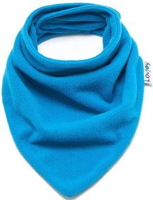 img 2 attached to 🧣 Оставайтесь в тепле с элегантностью: детский флисовый зимний шарф для модных аксессуаров девочек