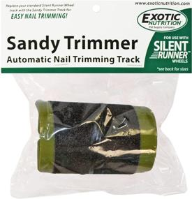 img 1 attached to 🐾 Silent Sandy Track for Green 12" Wide Pet Exercise Wheel - Texture Nail Trimming Track