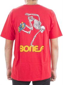 img 2 attached to 🦴 Powell Peralta Skeleton Skateboard T-Shirt