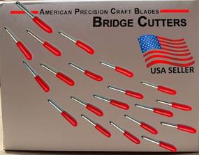 img 1 attached to 🔪 USA Made 20 Pack of Replacement Compatible Cricut Blades for Explore Air 2, Create, Maker, and Expression - 45° Standard Vinyl Fabric Scrapbook Cutting Blade Replacements