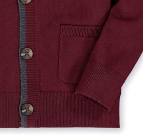 img 2 attached to 👦 Classic Cardigan Sweater for Boys - Hope Henry Clothing