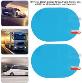img 3 attached to Rearview 100X145Mm Protective Anti Fog Rainproof