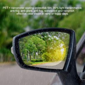 img 1 attached to Rearview 100X145Mm Protective Anti Fog Rainproof
