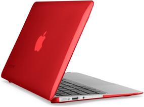 img 2 attached to Stylish and Practical: Speck Products SmartShell 🔴 Case in Poppy Red for MacBook Air 11-Inch