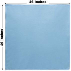 img 1 attached to 🧼 KLNYOO Microfiber Glass Cleaning Cloths - Lint-Free & Streak-Free Window & Mirror Cleaner - No Chemicals Required - Polishing Cloth - 16x16 Inch - Pack of 8 (Blue)