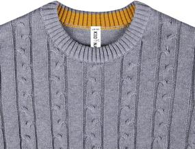 img 2 attached to Kid Nation Boys Sweater: Stylish 100% Cotton School Uniform Sweaters for Kids
