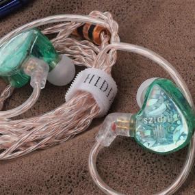 img 1 attached to Linsoul Hidizs Mermaid MS2 1BA 1DD Hybrid Dual Drivers HiFi In-Ear Earphones With 10