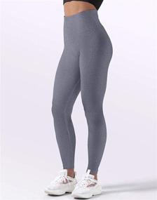 img 2 attached to 👖 HYZ Women High Waisted Leggings - Seamless Workout Yoga Pants for Butt Lift & Tummy Control