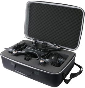 img 4 attached to 🎒 Protective Travel Case for Holy Stone HS700 FPV Drone - Ensures Safety for Your HD Camera and RC Quadcopter (Black, Size 2)