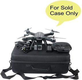 img 3 attached to 🎒 Protective Travel Case for Holy Stone HS700 FPV Drone - Ensures Safety for Your HD Camera and RC Quadcopter (Black, Size 2)