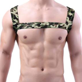 img 2 attached to Harness Adjustable Shoulder D Camouflage Green 3Pcs Men's Accessories