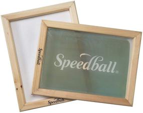 img 1 attached to 🖼️ Speedball 110 Monofilament Screen Printing Frame: 10x14 Inches - High Quality for Precise Prints