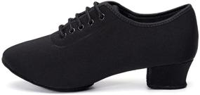 img 3 attached to VCIXXVCE Lace Up Professional Ballroom Modern Men's Shoes