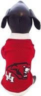 🏈 ncaa houston cougars athletic mesh dog jersey: unleash your pet's team spirit! logo